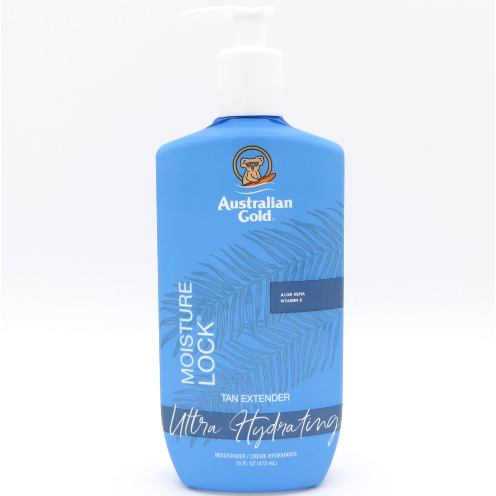 Australian Gold Moisture Lock Tan Extender Ultra Hydrating Moisturizer 16oz Pump